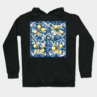 Italian Majolica Tile 24 Hoodie